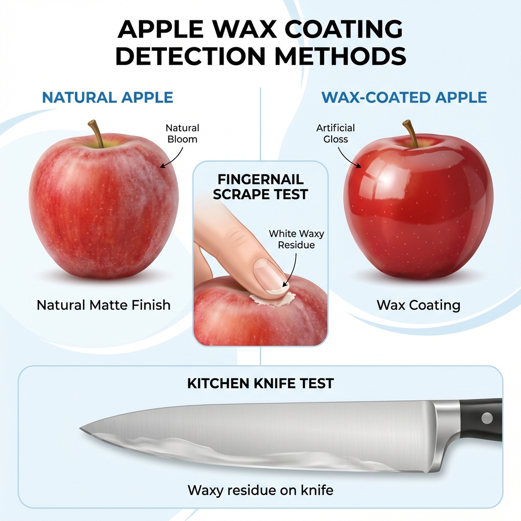 Apple Wax Coating Detection