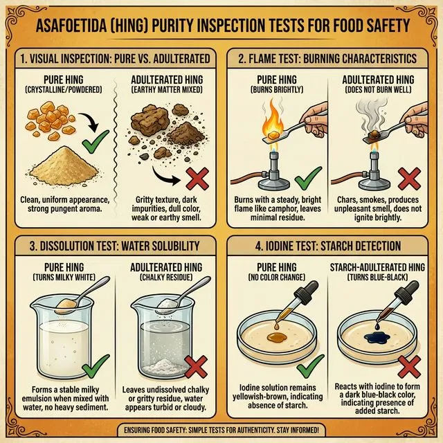Asafoetida (Hing) Purity & Filler Audit