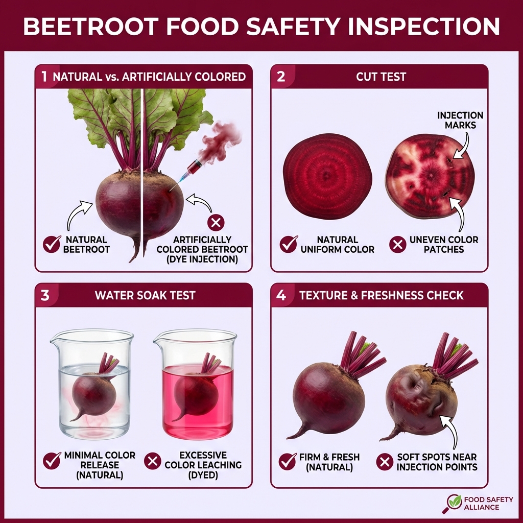 Beetroot Color Injection Detection