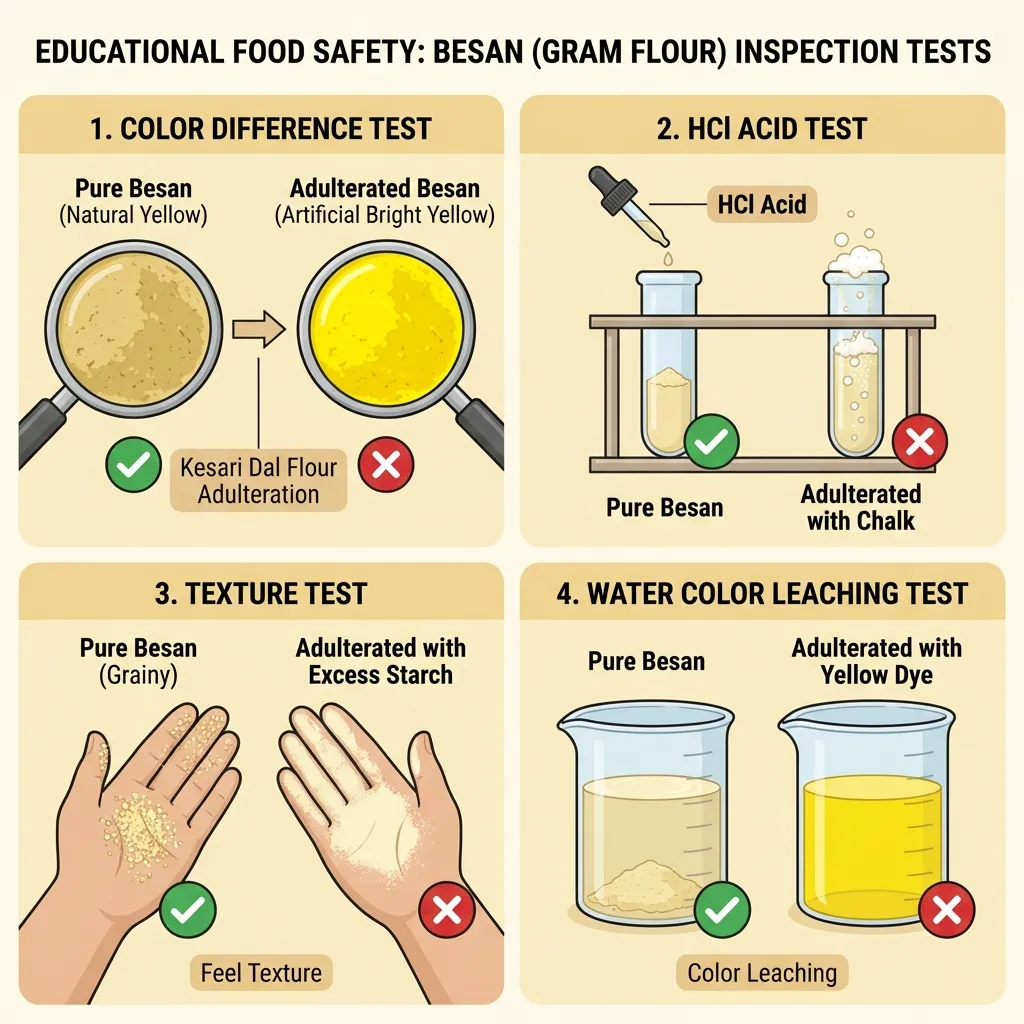 Besan Purity & Dye Audit
