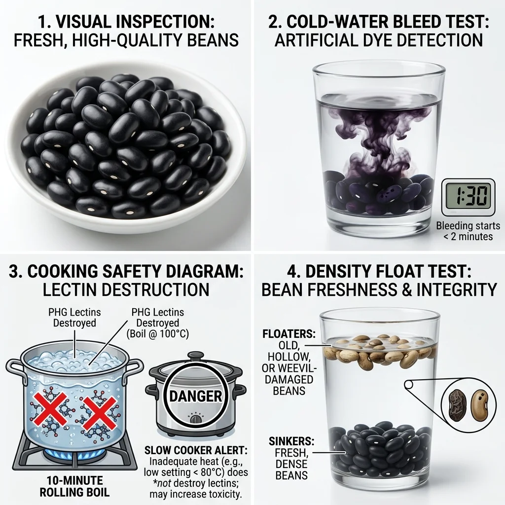 Black Beans Purity & Lectin Destruction Audit
