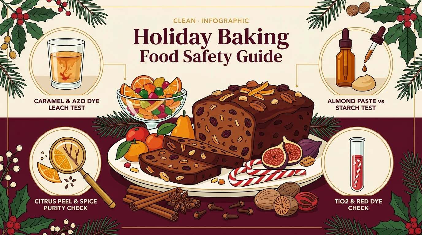 Holiday Baking Food Safety Guide Infographic