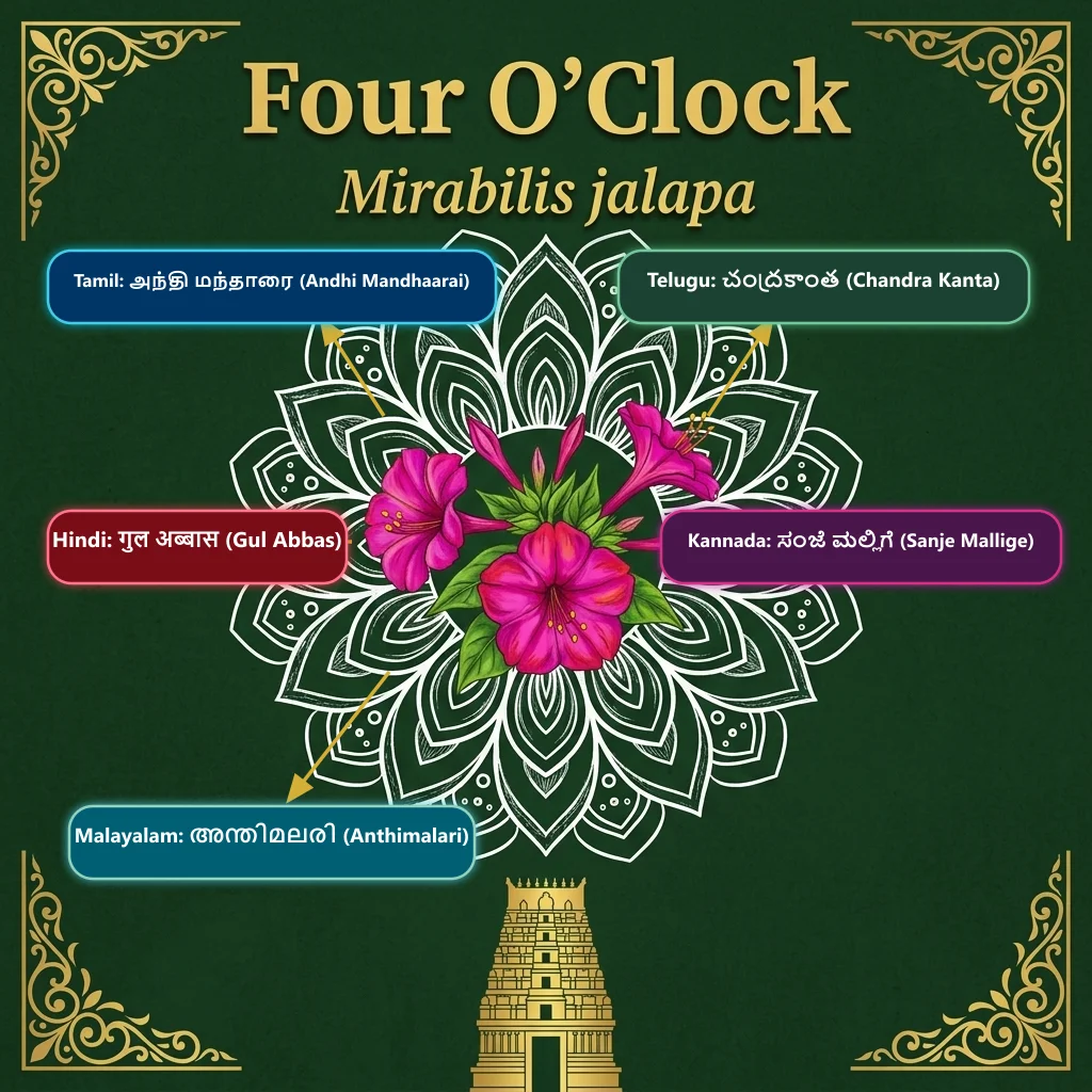 Four O'Clock — Andhi Mandhaarai · Chandra Kanta · Gul Abbas · Sanje Mallige · Anthimalari