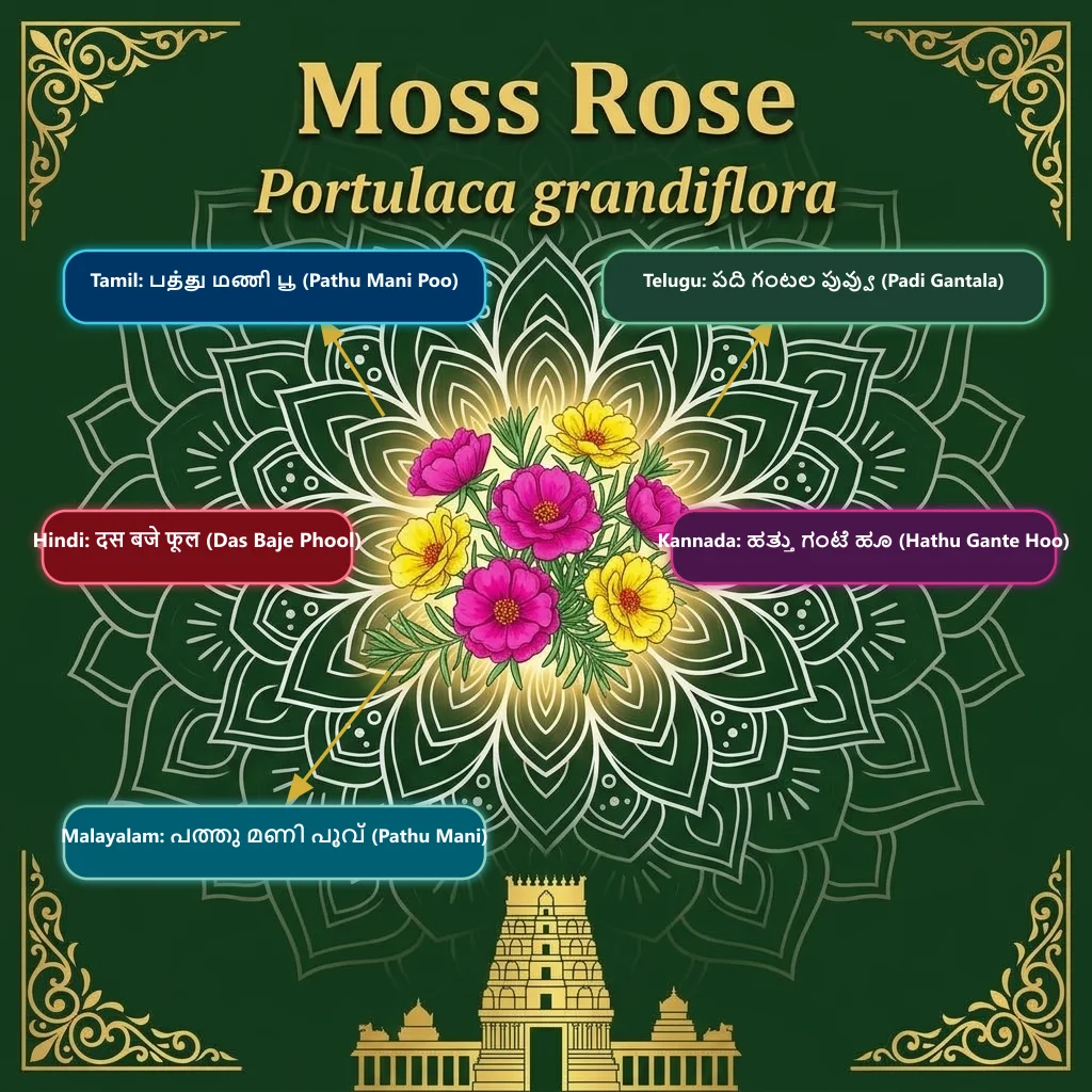 Moss Rose — Pathu Mani Poo · Padi Gantala · Das Baje Phool · Hathu Gante Hoo · Pathu Mani