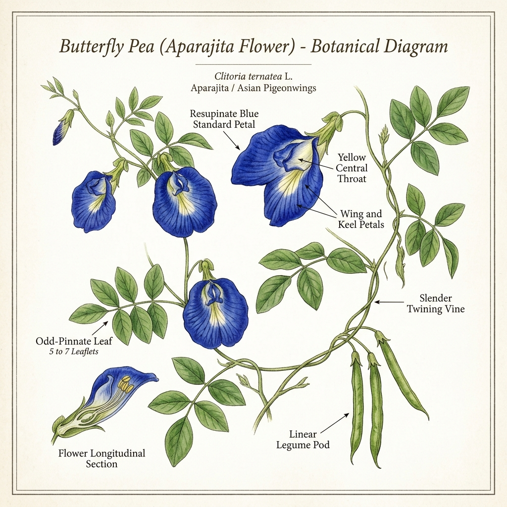 Butterfly Pea Identification Guide