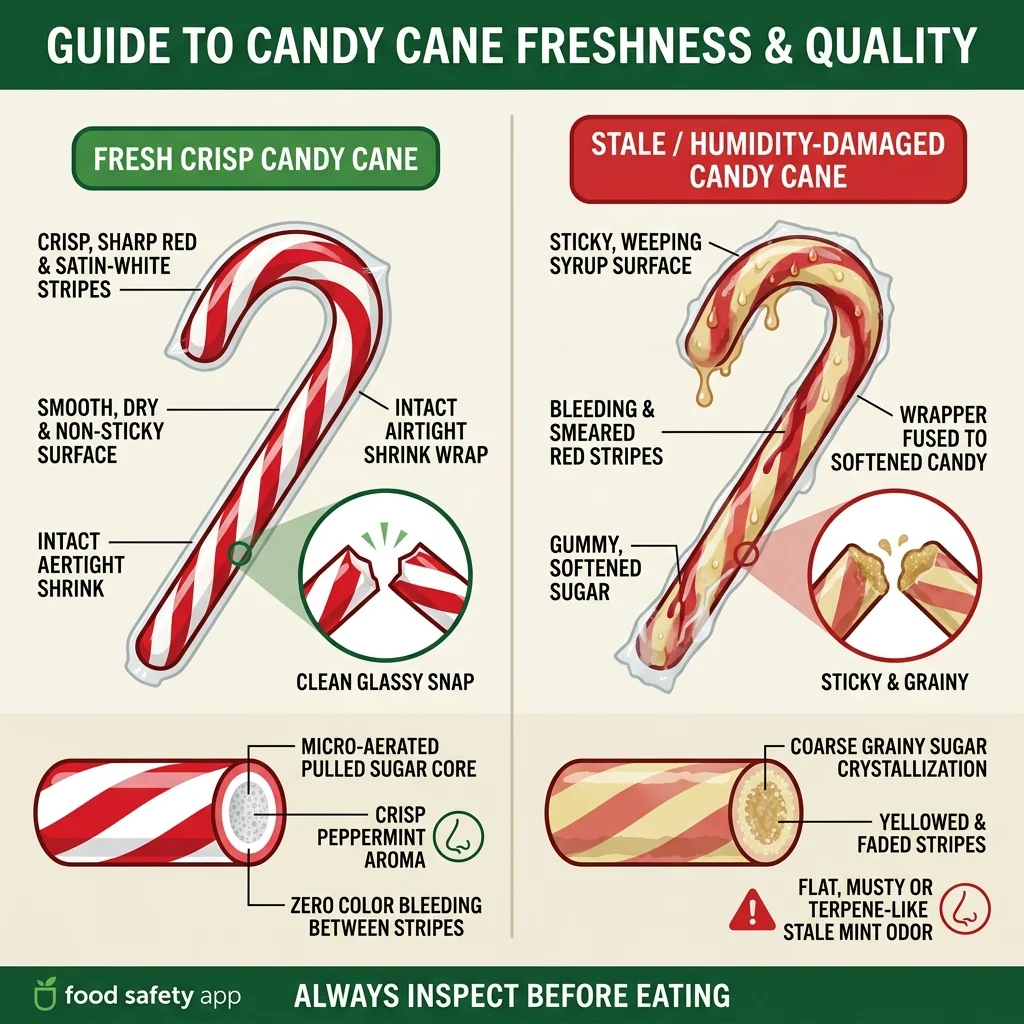 Candy Cane Freshness, Texture & Humidity Storage Guide