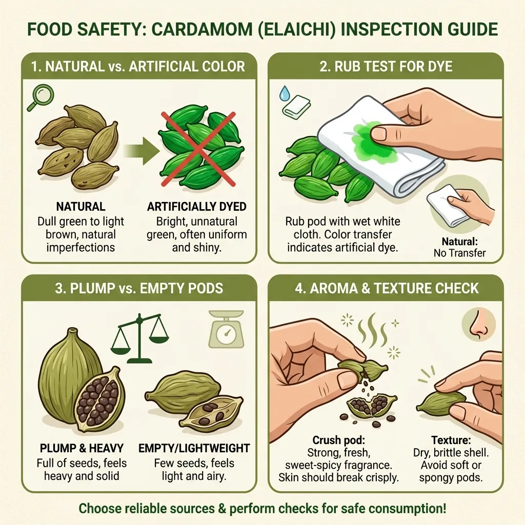 Cardamom (Elaichi) Purity Audit
