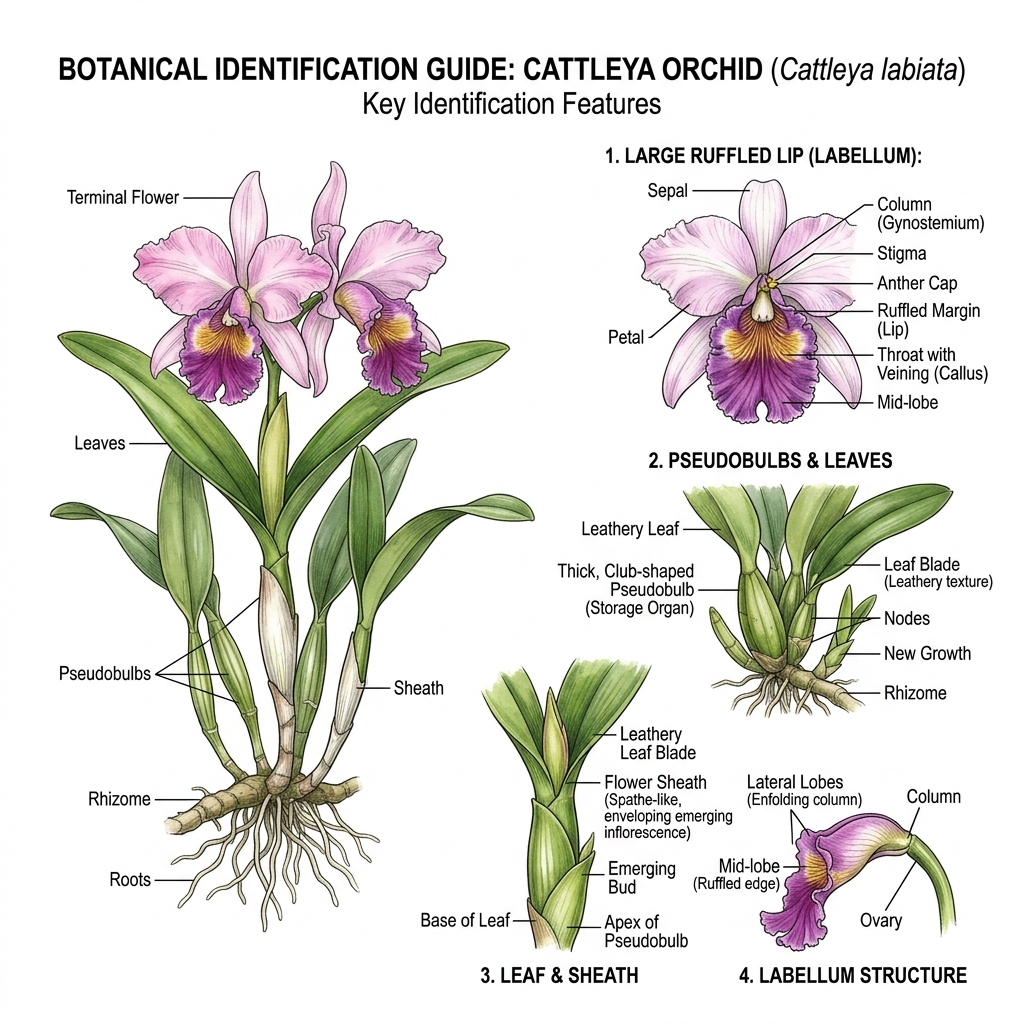 Cattleya orchids Identification Guide