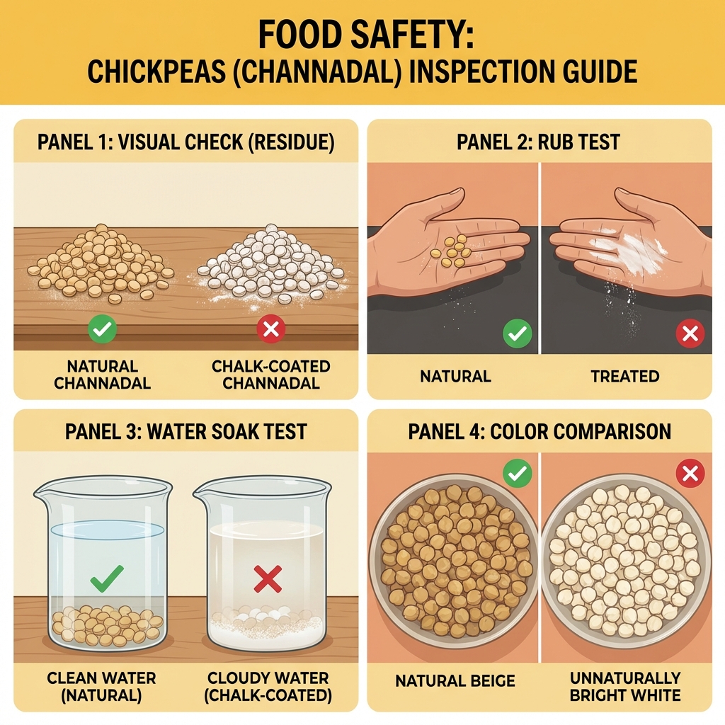 Chickpeas Chalk Powder Detection