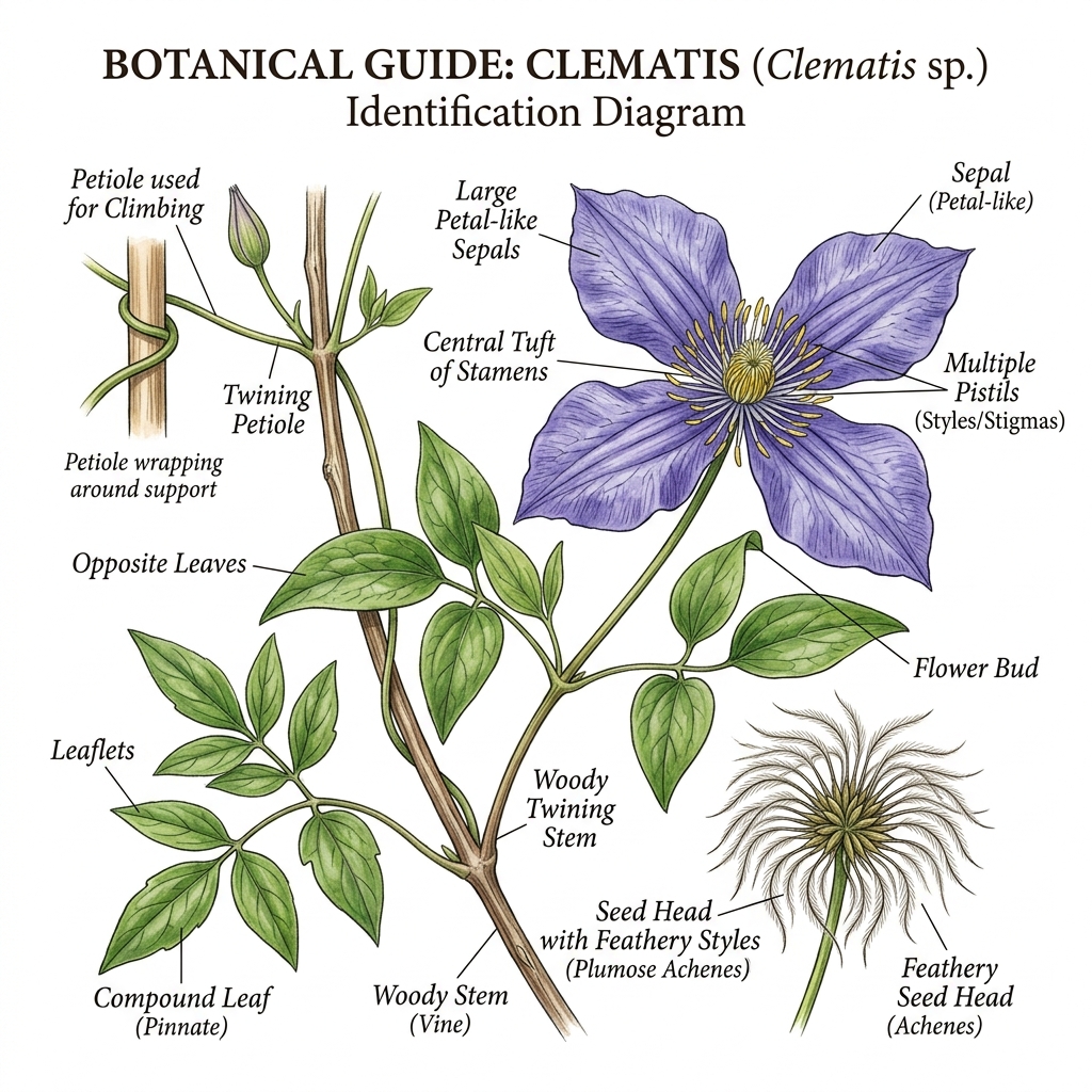 Clematis Identification Guide