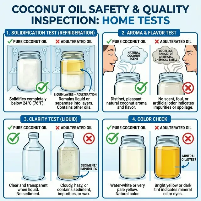 Coconut Oil Purity & Freezer Test