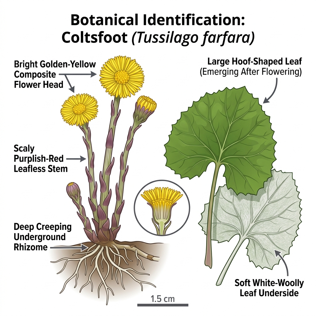 Coltsfoot Identification Guide