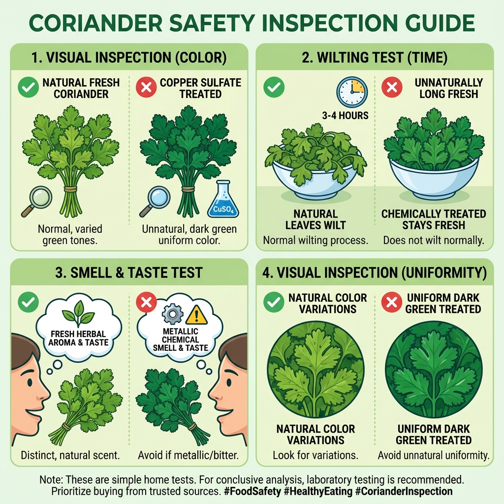 Coriander Leaves Chemical Treatment Detection