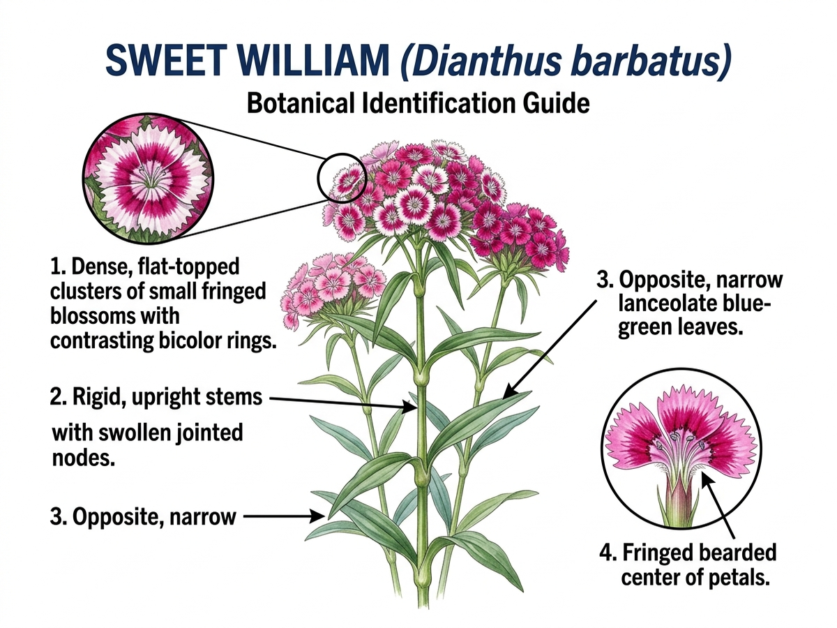 Sweet William (Dianthus barbatus)