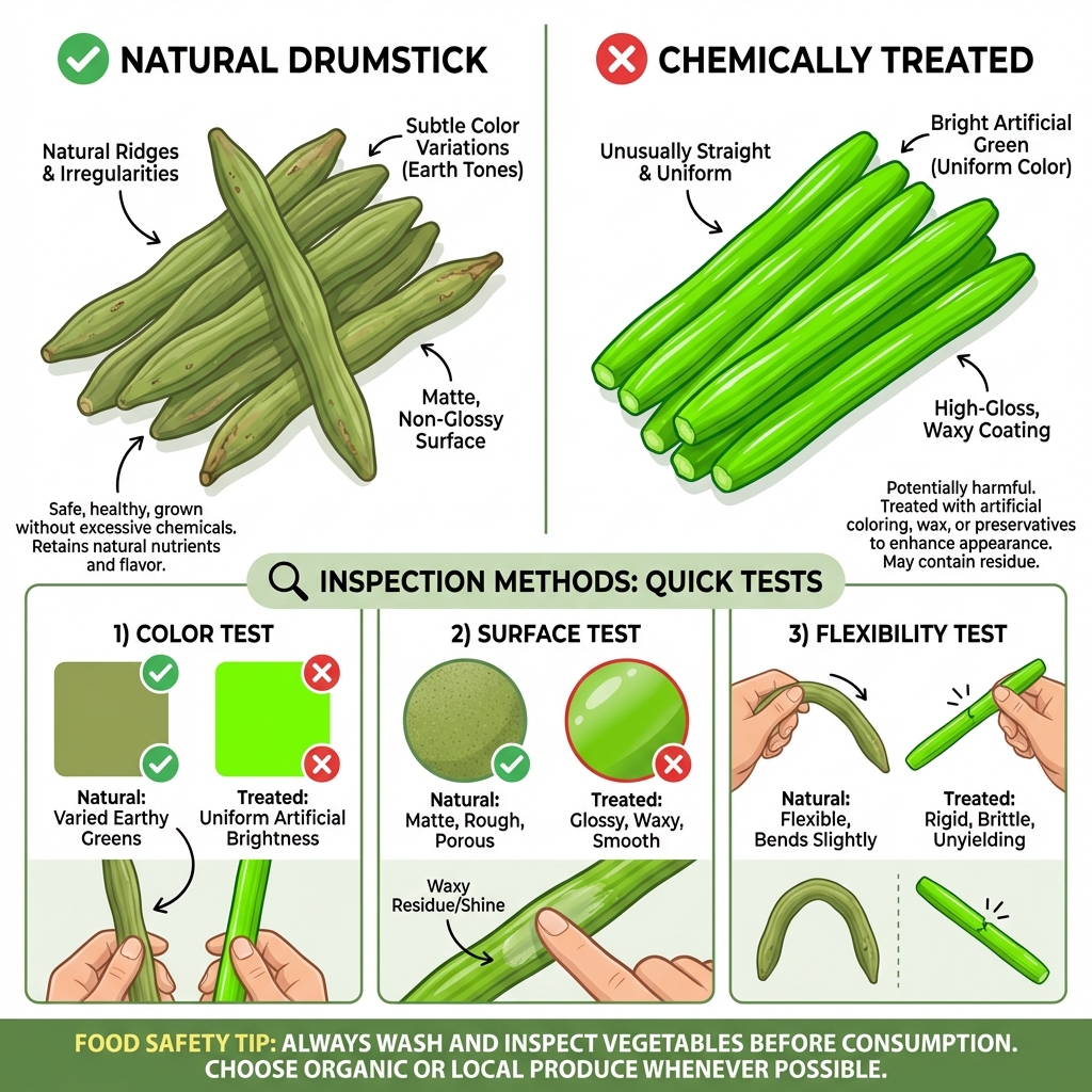 Drumstick Chemical Treatment Detection