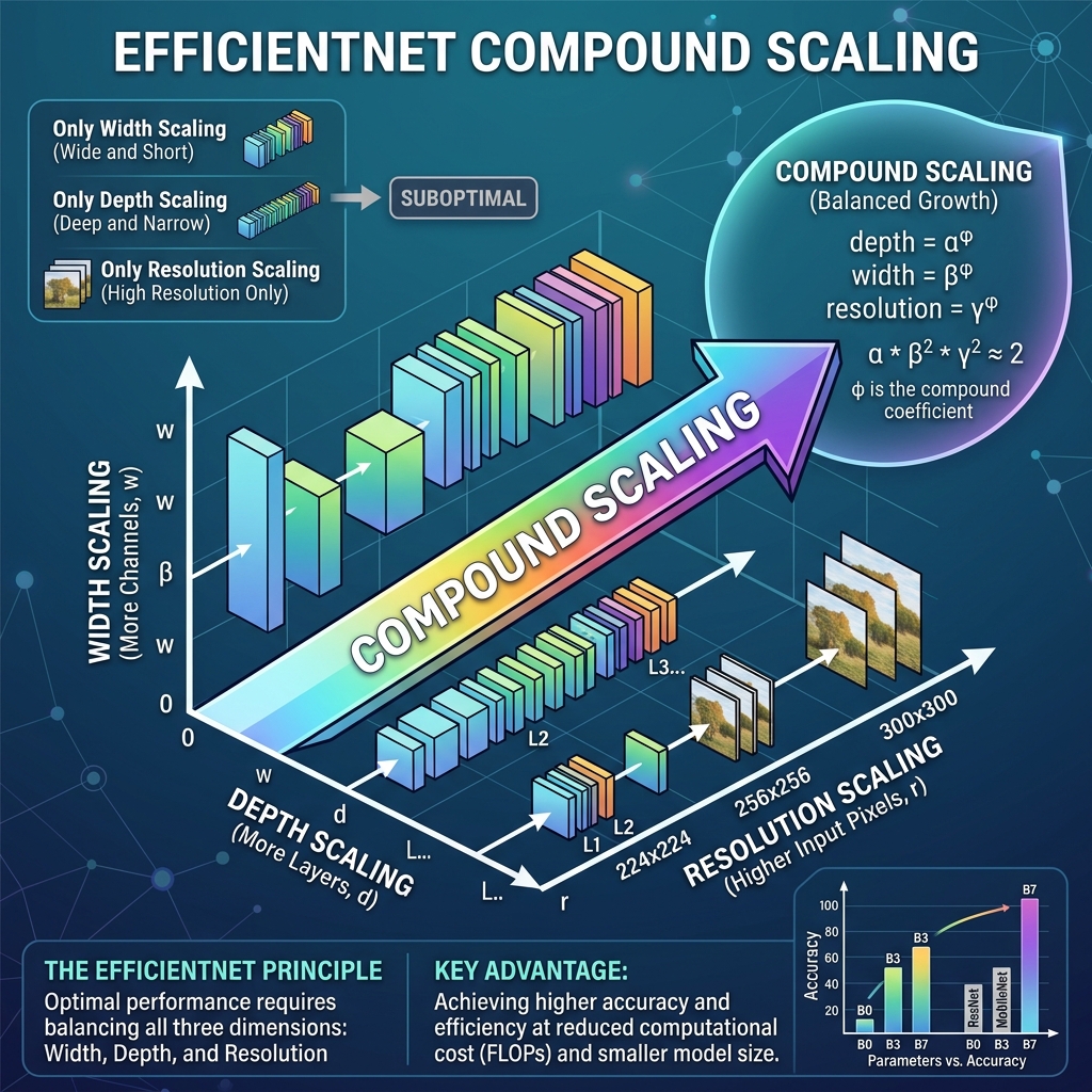 EfficientNet Compound Scaling