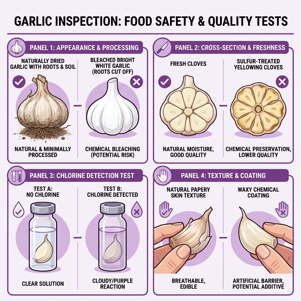 Garlic Purity and Freshness Check