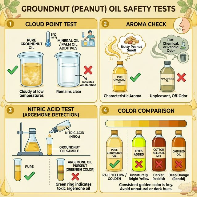 Groundnut (Peanut) Oil Inspection