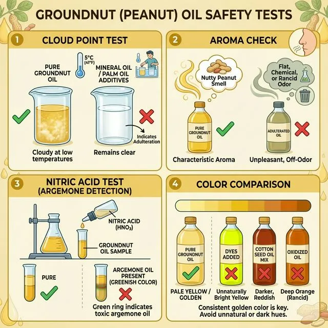 Groundnut Oil Purity & Argemone Audit