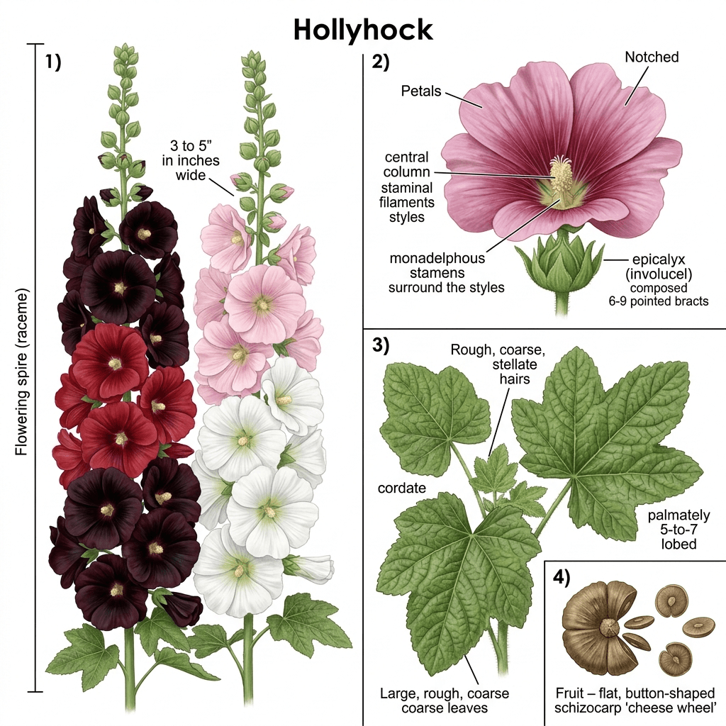 Hollyhock Identification Guide