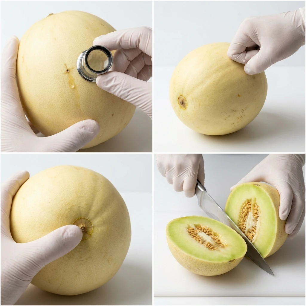 Honeydew Melon Adulteration & Ripeness Inspection — 5 Home Tests
