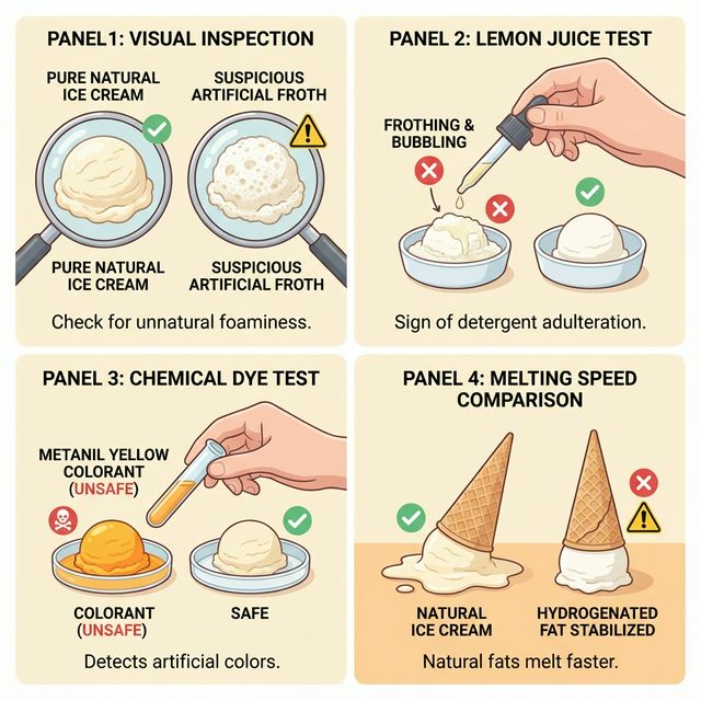 Ice Cream Safety & Purity Check