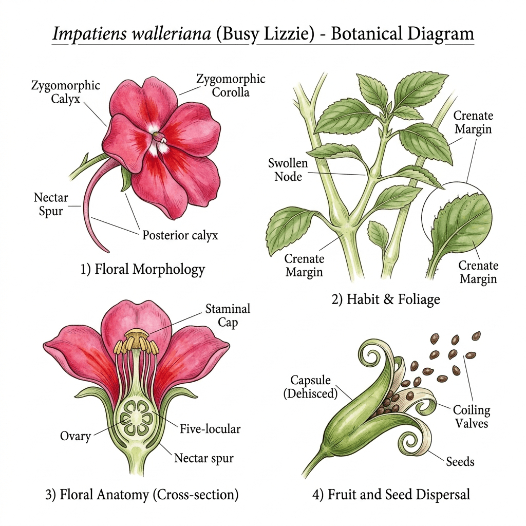 Impatiens Walleriana Identification Guide