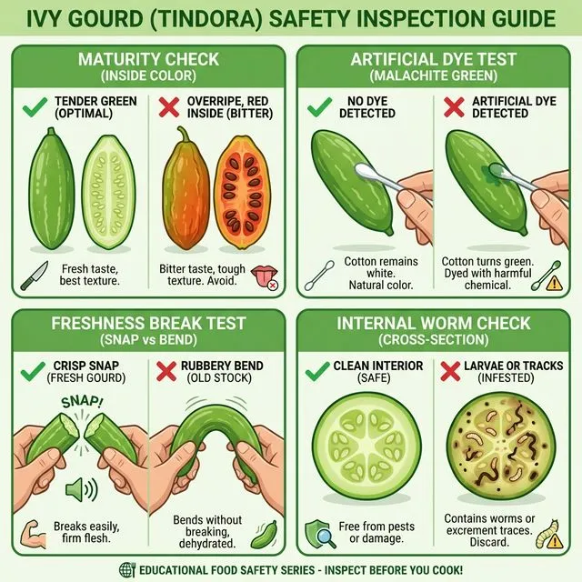 How to Inspect Ivy Gourd (Tindora)