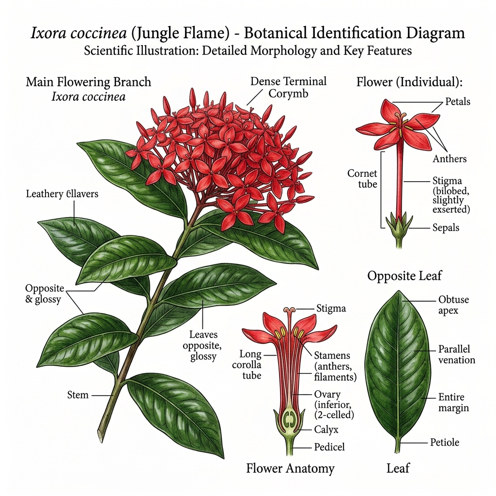 Ixora Identification Guide