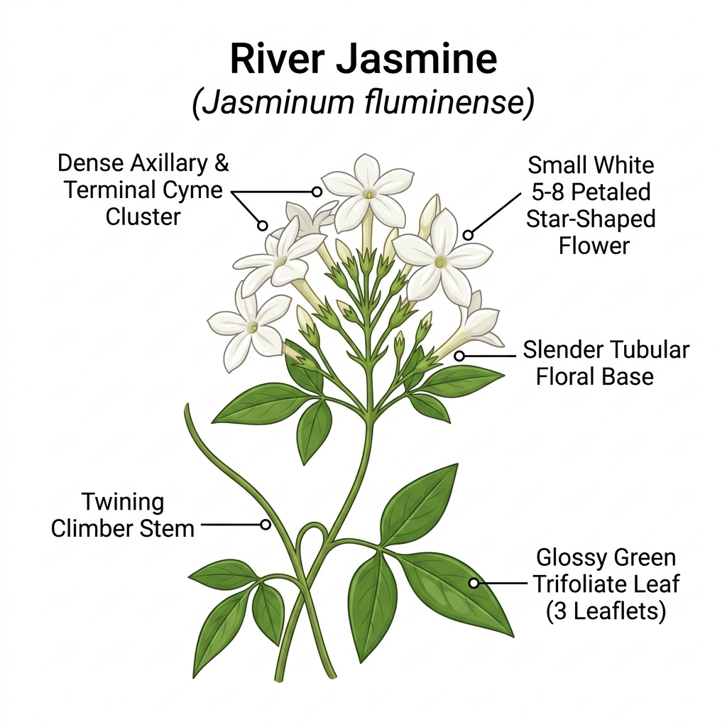 River Jasmine (Fluminense) Identification Guide
