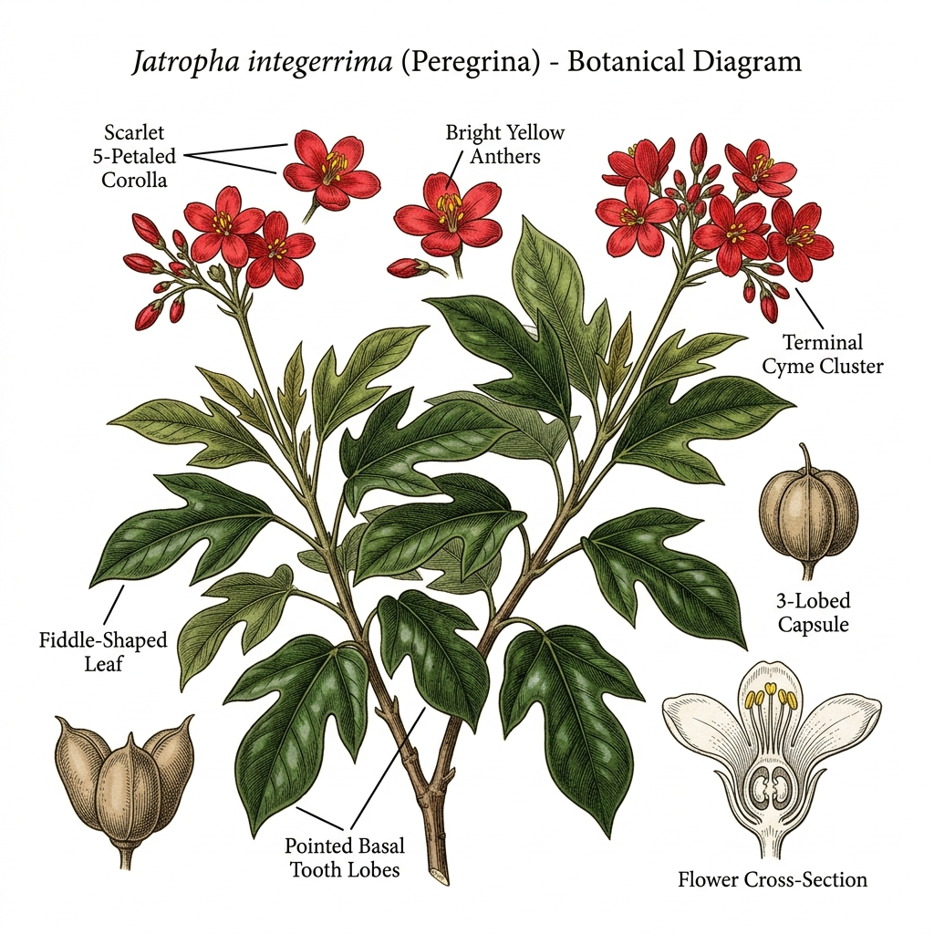 Jatropha (Spicy Jatropha) Identification Guide