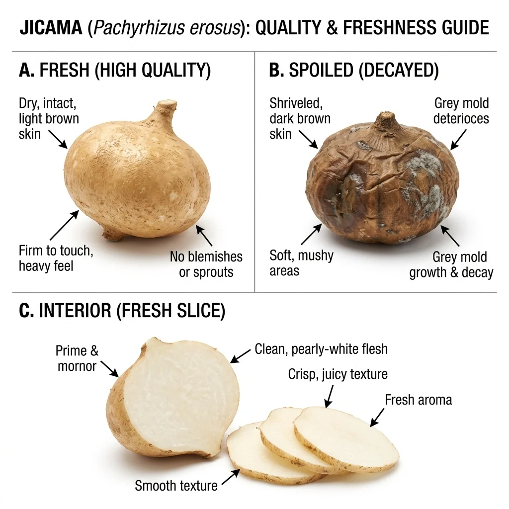 Jicama Freshness & Skin Check