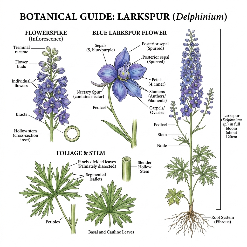 Larkspur Identification Guide
