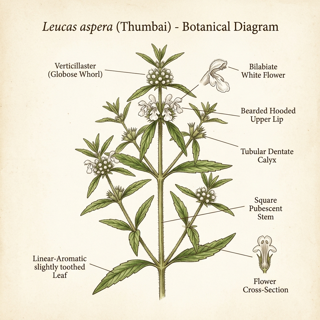 Leucas Aspera Identification Guide