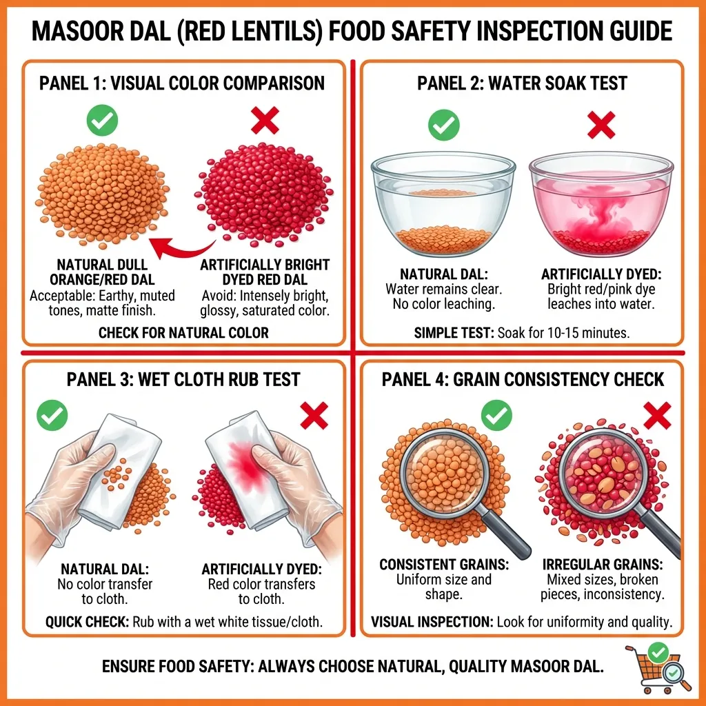 Masoor Dal Purity & Dye Audit