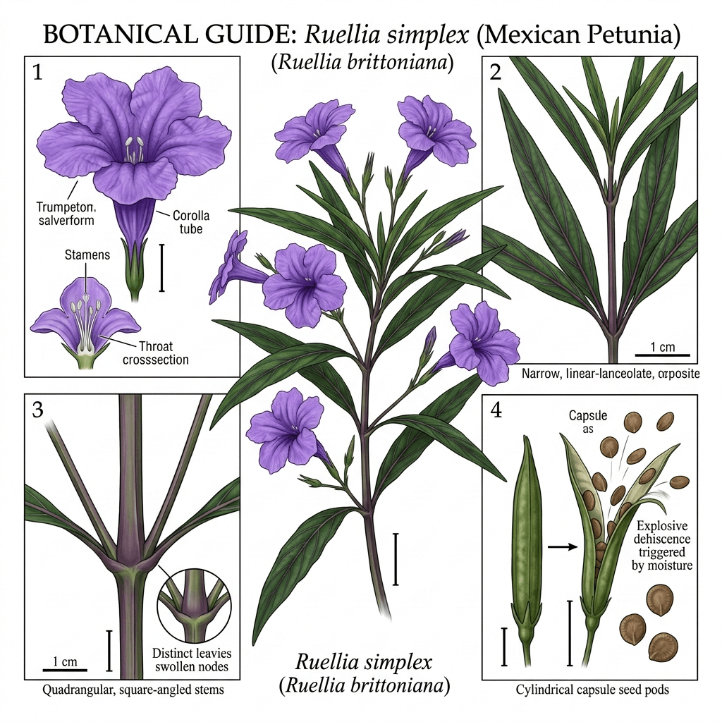 Mexican Petunia Identification Guide
