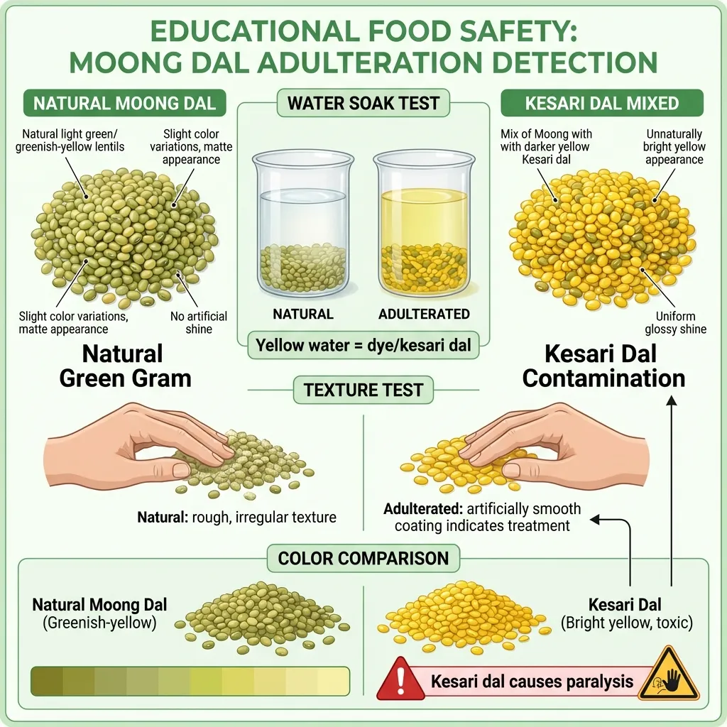 Moong Dal Purity & Dye Audit