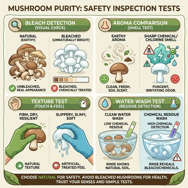 Mushroom Chemical Purity Check