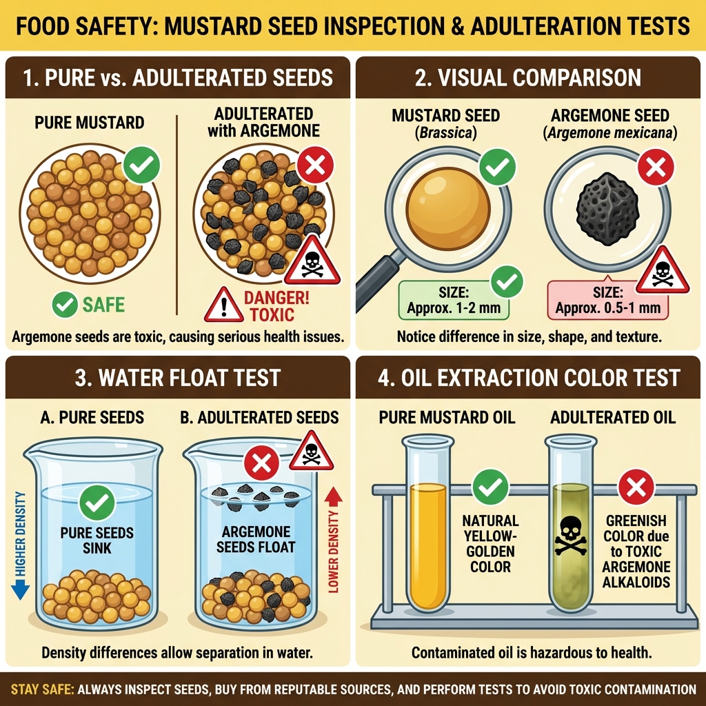 Mustard Seeds Toxic Argemone Detection