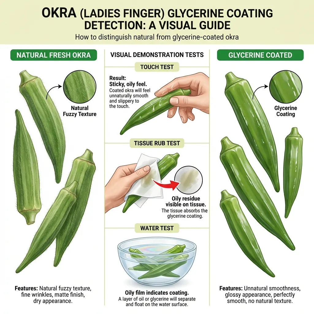 Okra (Ladyfinger) Purity & Dye Audit