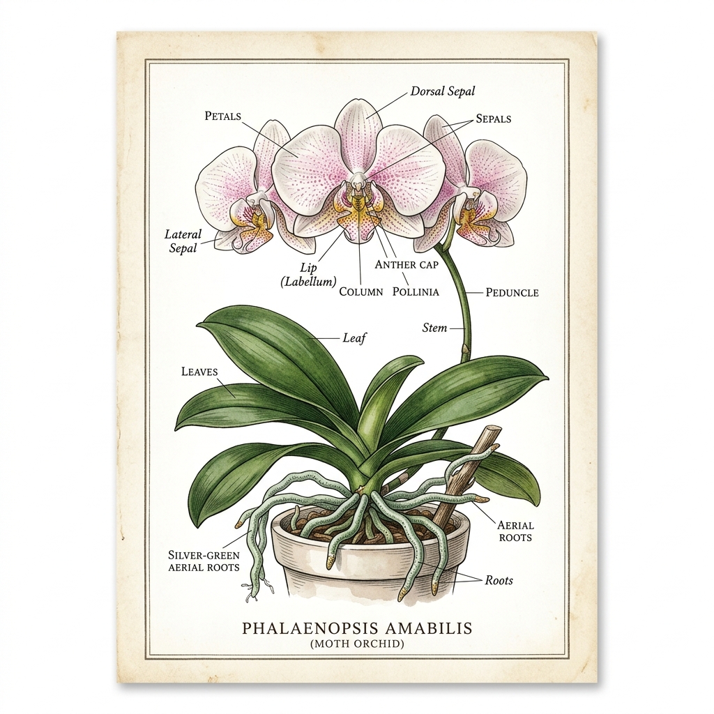 Moth Orchid (Phalaenopsis)