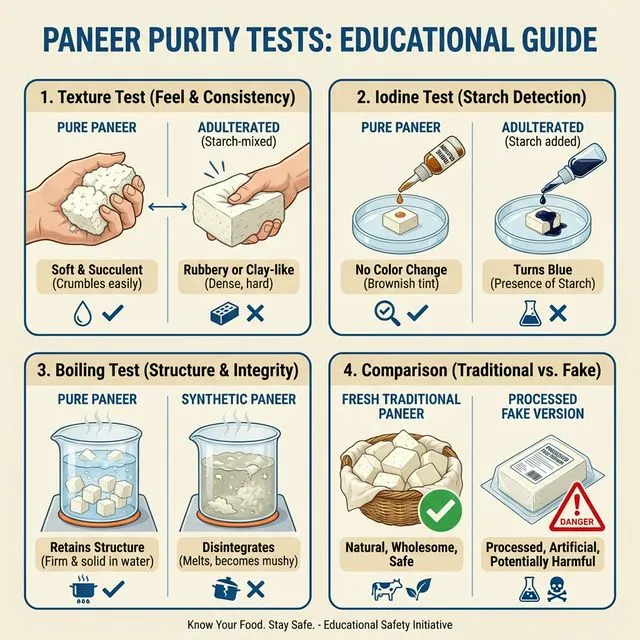 Paneer (Cottage Cheese) Purity Check