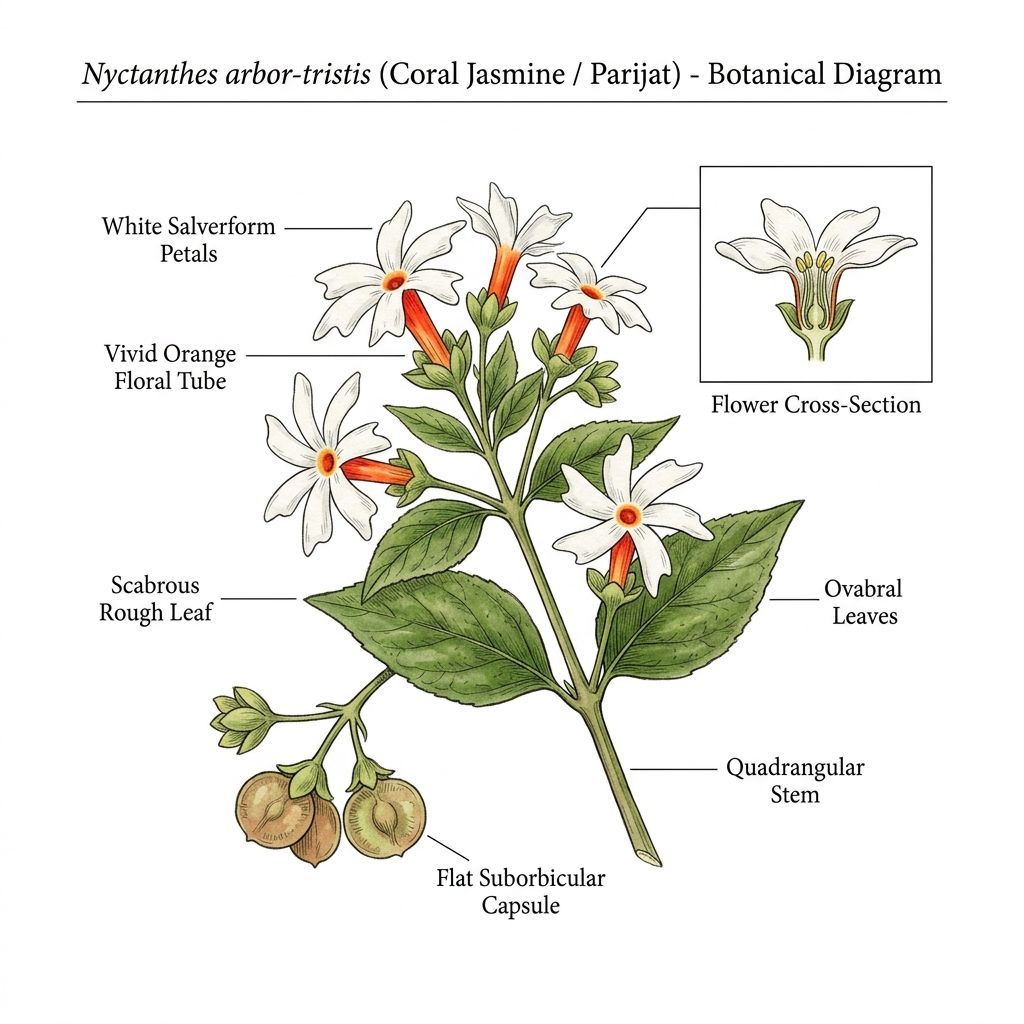 Night Jasmine (Coral Jasmine) Identification Guide