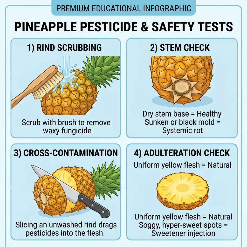 Pineapple Pesticide & Safety Inspection — 4 Home Tests