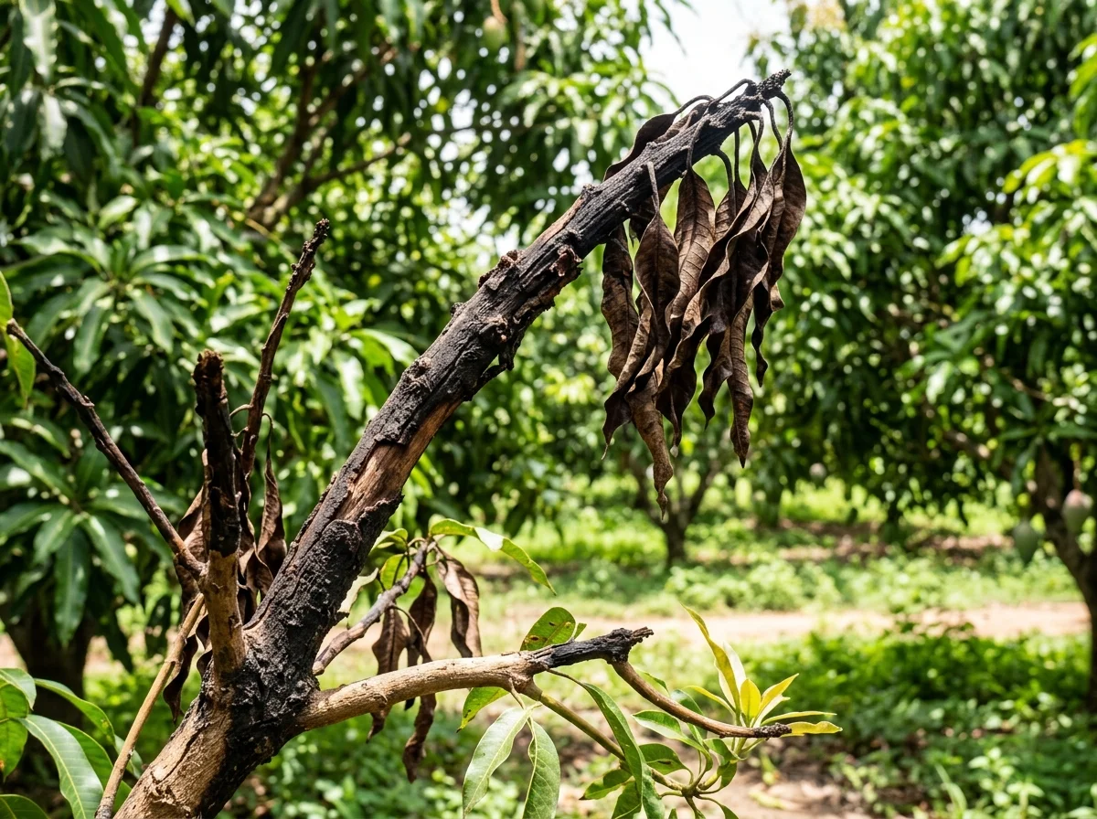 Mango Dieback Downward Twig Desiccation