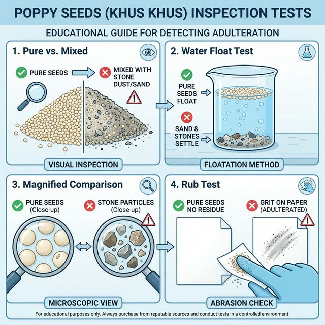 Poppy Seed (Khus Khus) Purity Check