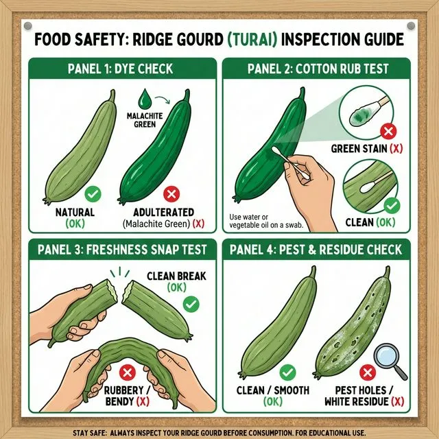 Ridge Gourd (Turai) Purity & Dye Audit