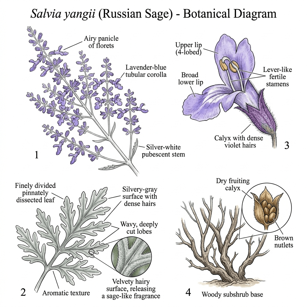 Russian Sage Identification Guide