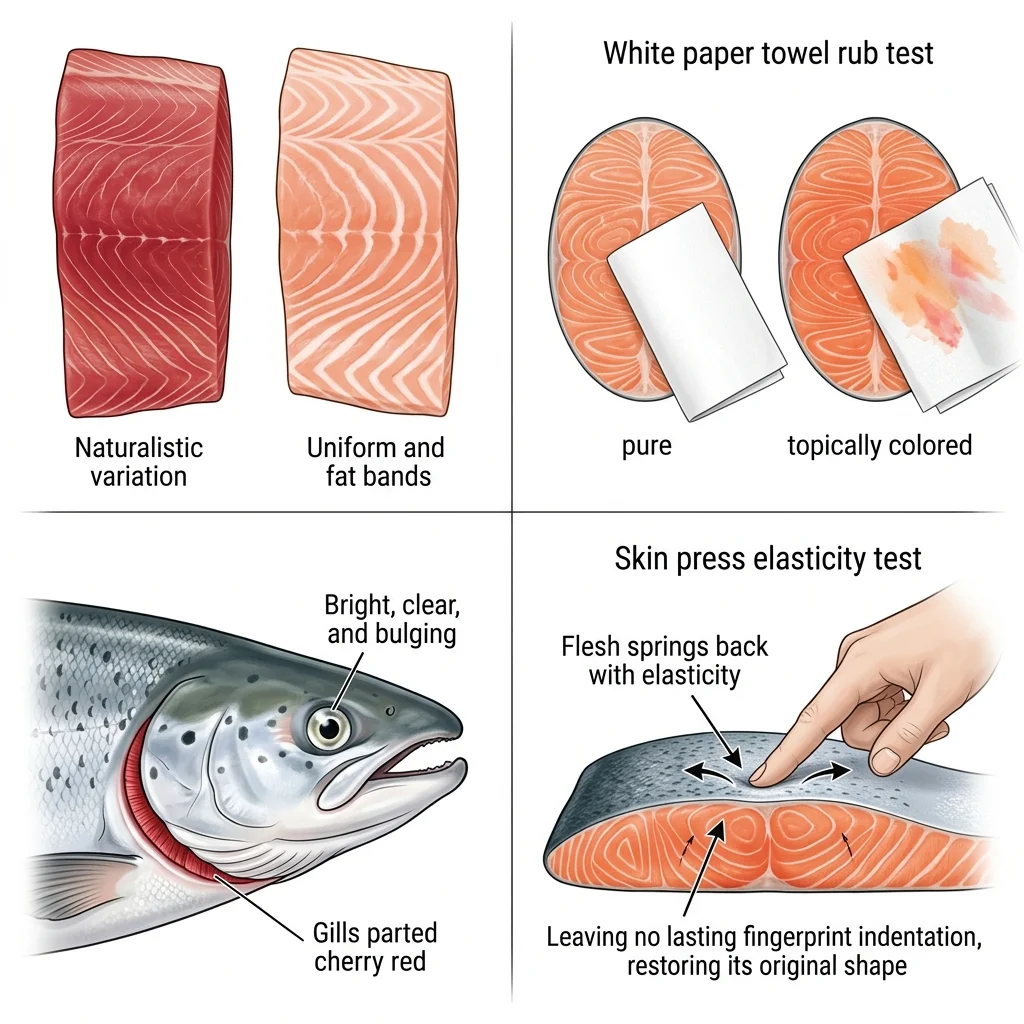 Salmon Purity & Dye Audit