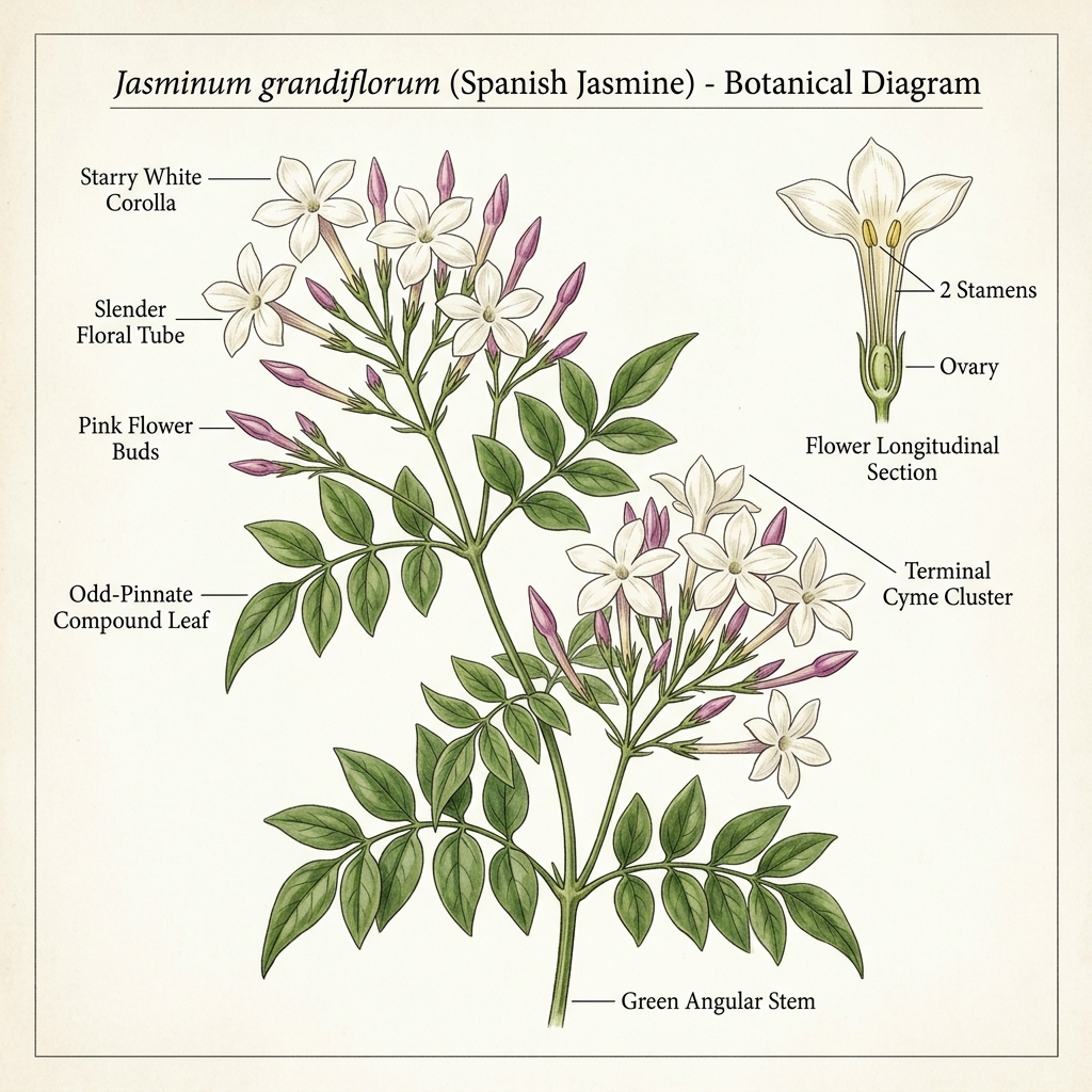 Spanish Jasmine (Royal Jasmine) Identification Guide